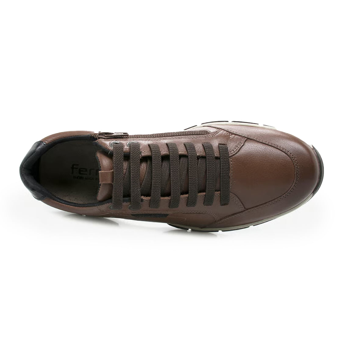 Ferricelli Tenis Casual ZR64405-NSC31 WhiskPreto Couro -6-